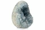 Crystal Filled Celestite Egg Geode - Madagascar #229016-1